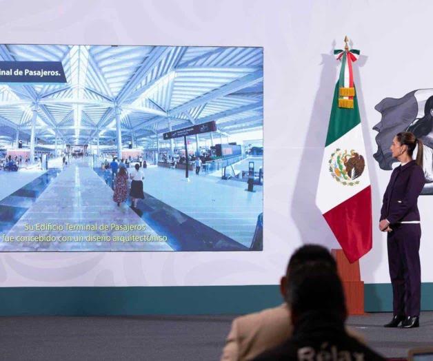 Cuenta AIFA con 37 rutas nacionales y 9 internacionales; destaca Claudia crecimiento