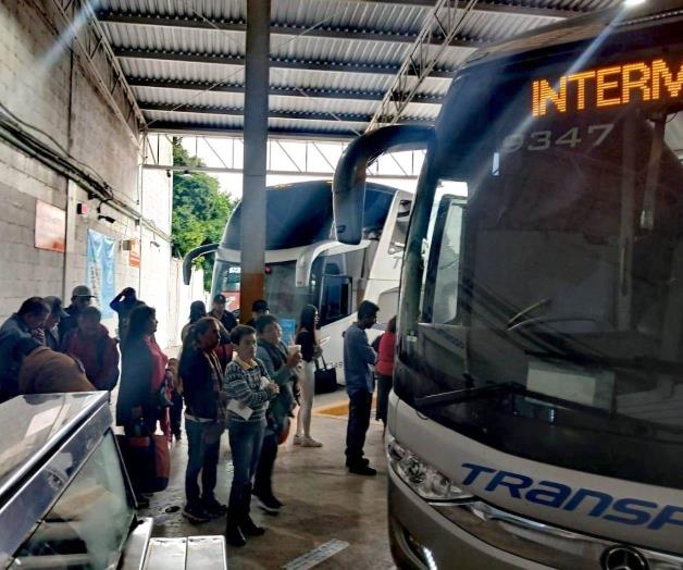 Alta demanda en central de San Fernando por vacaciones decembrinas Alta demanda en central de San Fernando por vacaciones decembrinas