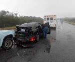 En carretera federal San Fernando - Victoria: Viernes de accidentes