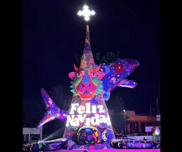 Encendido del árbol de Navidad en Nayarit por Héctor Santana García