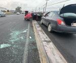 Participan 5 en carambola en la Carretera a Laredo