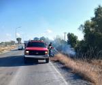 Atienden bomberos derrame de aceite