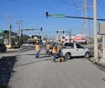 Cierran tramo de calle 20 por trabajos de Comapa Reynosa