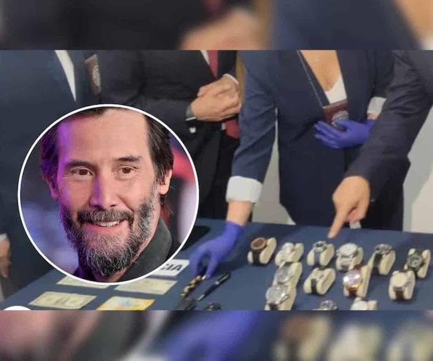 Keanu Reeves: Recuperan sus relojes  de lujo robados