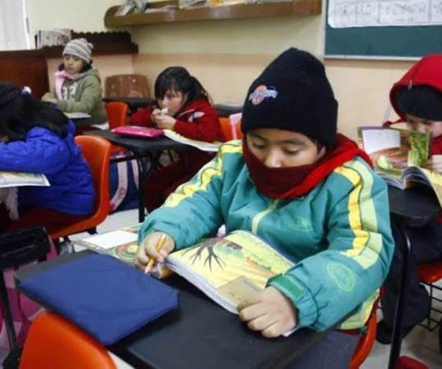 Regreso a clases e ingresa frente frío Regreso a clases e ingresa frente frío