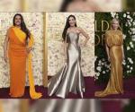 Actrices deslumbran en la alfombra roja de los Globos de Oro