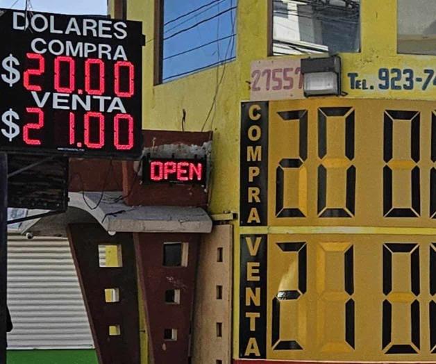Alcanza el dólar los 21 pesos a la venta Alcanza el dólar los 21 pesos a la venta