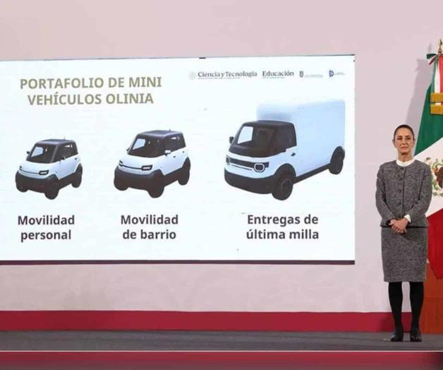 Presenta Claudia primera armadora mexicana de mini vehículos eléctricos