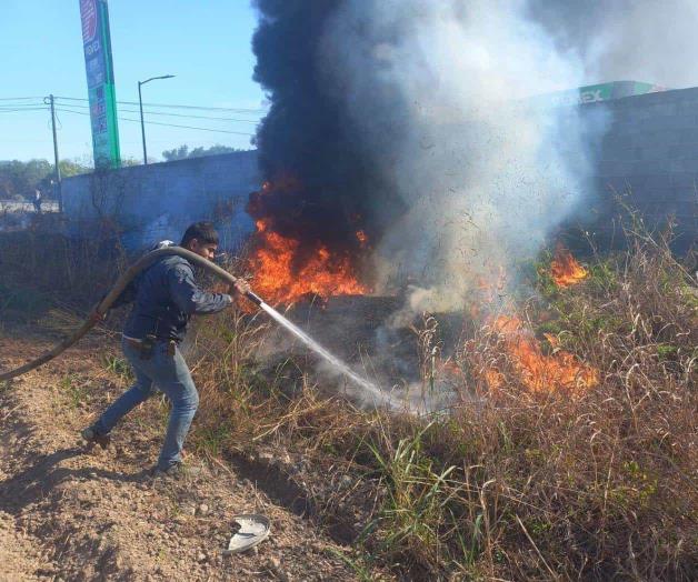 Incendios de pastizal en aumento en Camargo Incendios de pastizal en aumento en Camargo