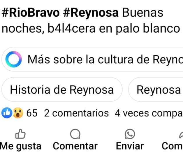 Nueva noche de balaceras en Río Bravo Nueva noche de balaceras en Río Bravo