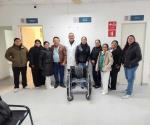 Dona diputada silla de ruedas a Centro de Salud