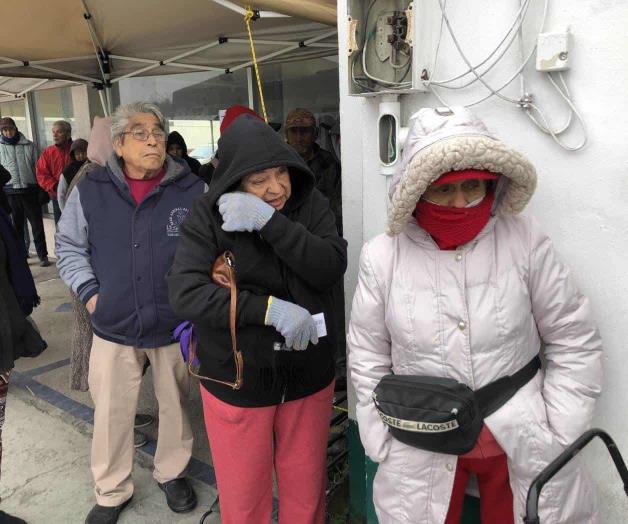 Exponen a los abuelitos en cobro de Pensión Bienestar en Matamoros Exponen a los abuelitos en cobro de Pensión Bienestar en Matamoros