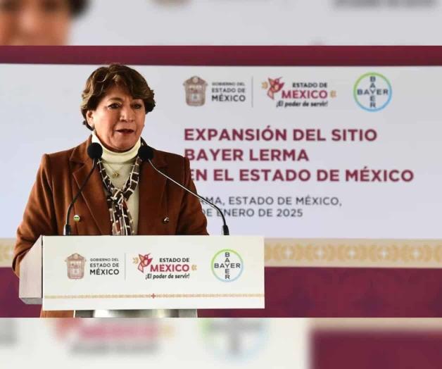 Delfina Gómez anuncia inversión de Bayer en Lerma de mil 100mdp
