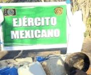 Asegura la Defensa 36 mdp en sustancias para la elaboración de metanfetamina en Sinaloa