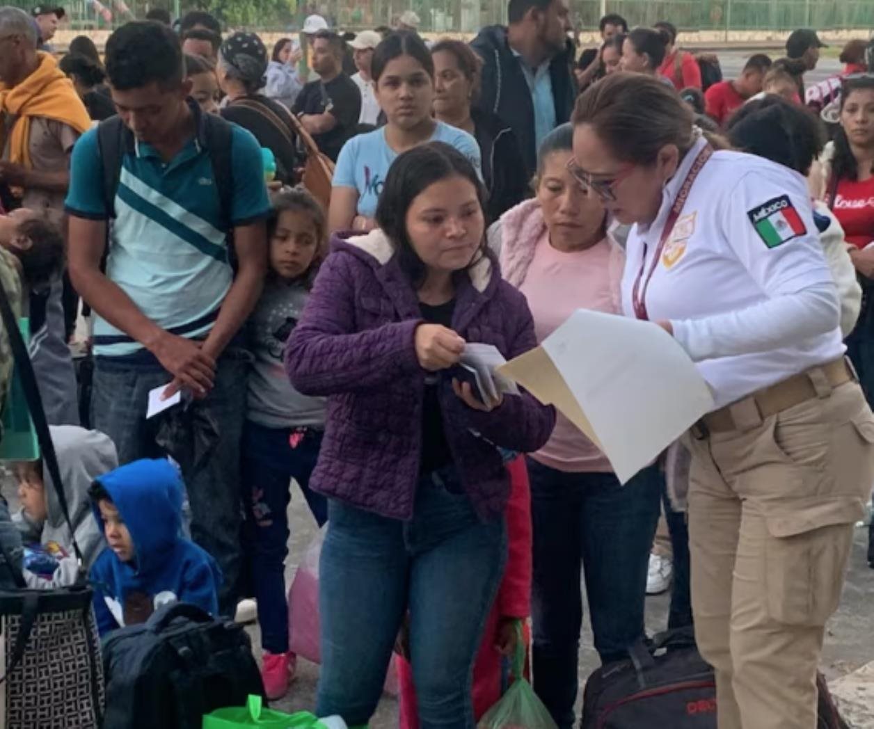 Traslado de migrantes desde Chiapas al norte de México