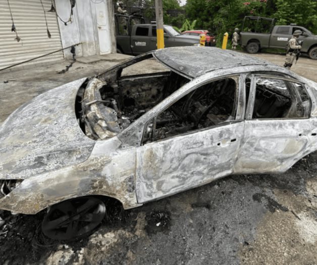 Quema de autos en Tabasco por captura de líder de La Barredora