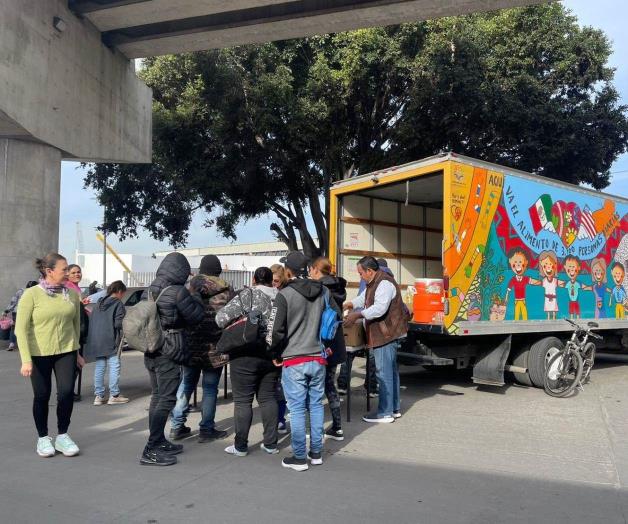 Concentra El Chaparral a deportados en Tijuana