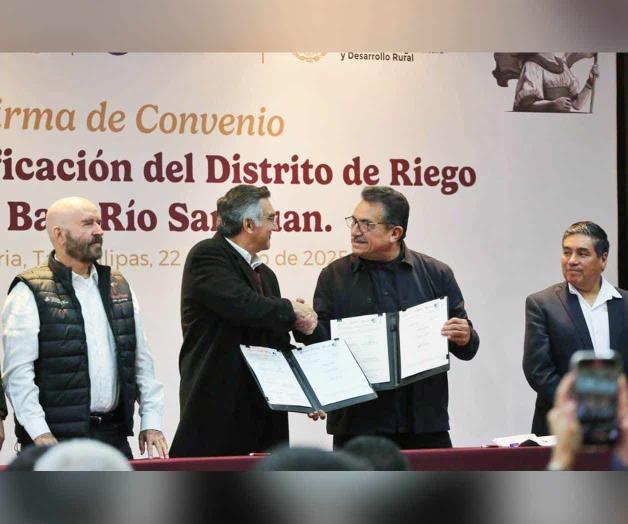 Invertirán 4,100 millones en los distritos de riego de Tamaulipas