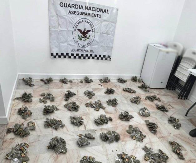 Aseguran 27.8 millones de pesos en droga en Guanajuato