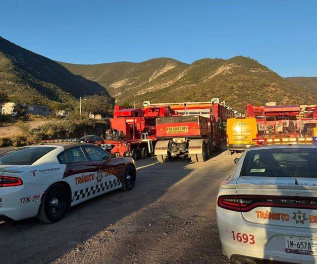 Circulación cerrada en Carretera Rumbo Nuevo por traslado de calderas