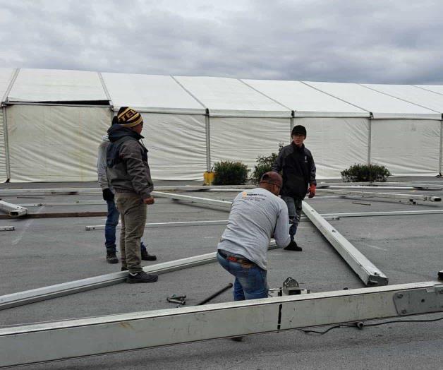 Avances en la construcción del Centro de Atención al Migrante en Reynosa