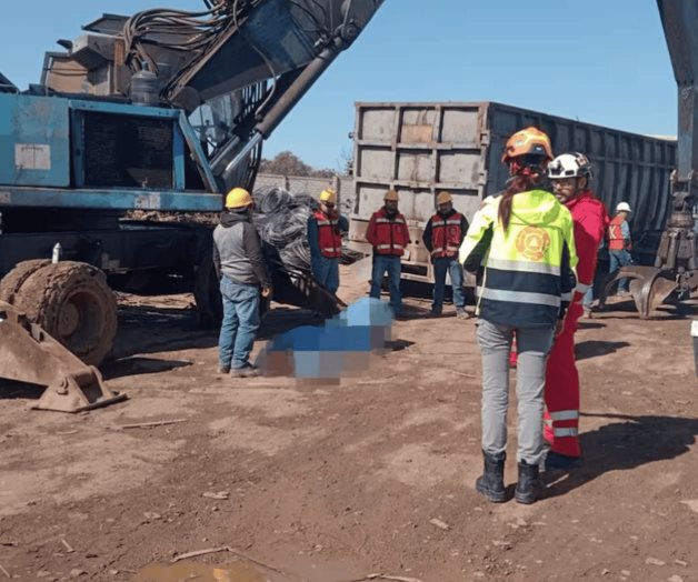 Muere trabajador al quedar prensado en una grúa en Escobedo