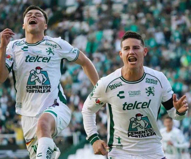 Se estrena James con gol en el León ante Juárez