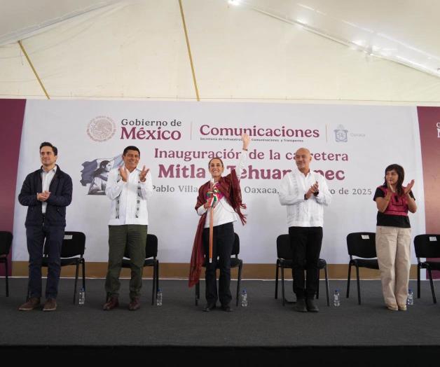 Inauguran carretera Mitla-Tehuantepec