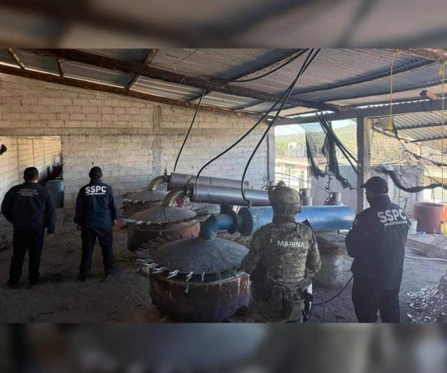 Semar y FGR aseguran laboratorios de metanfetamina en Tlaxcala Semar y FGR aseguran laboratorios de metanfetamina en Tlaxcala