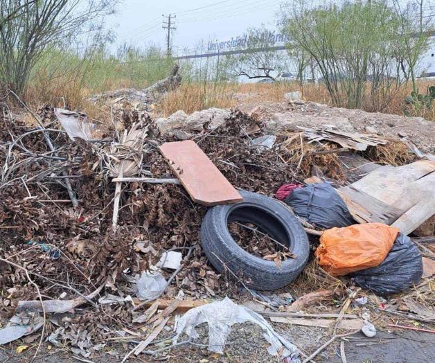 Convierten más terrenos en tiraderos de basura en Reynosa