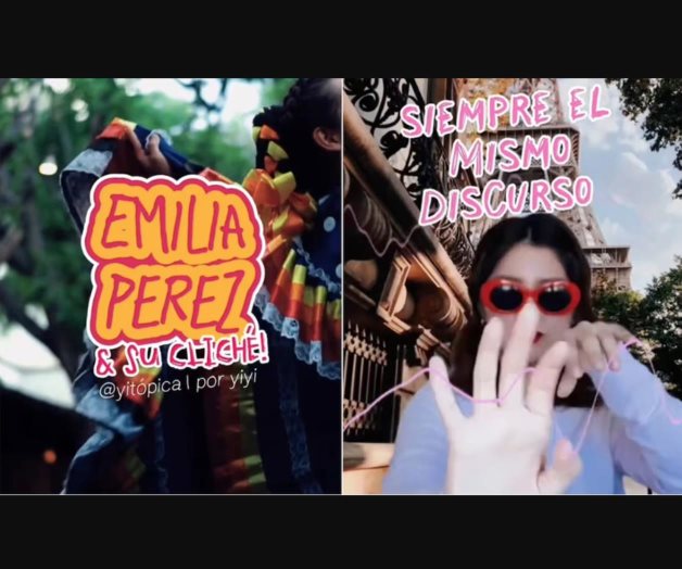 Tiktoker crea polémica con canción contra Emilia Pérez