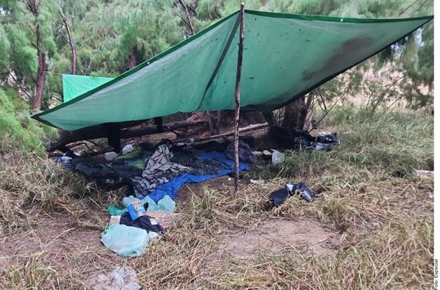 Hallan campamento del crimen organizado en Tamaulipas