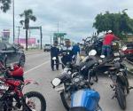 Proponen reactivar la revisión a motocicletas