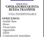 (LOGO) SOLICITA: *OPERADORES 