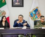 Gobernador encabeza reunión de seguridad en Díaz Ordaz y visita Presa Falcón