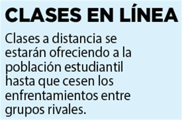 Cierran escuelas  por inseguridad