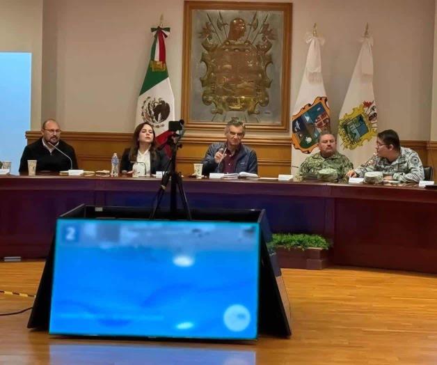 Preside Gobernador reunión de Mesa de Seguridad en Nuevo Laredo