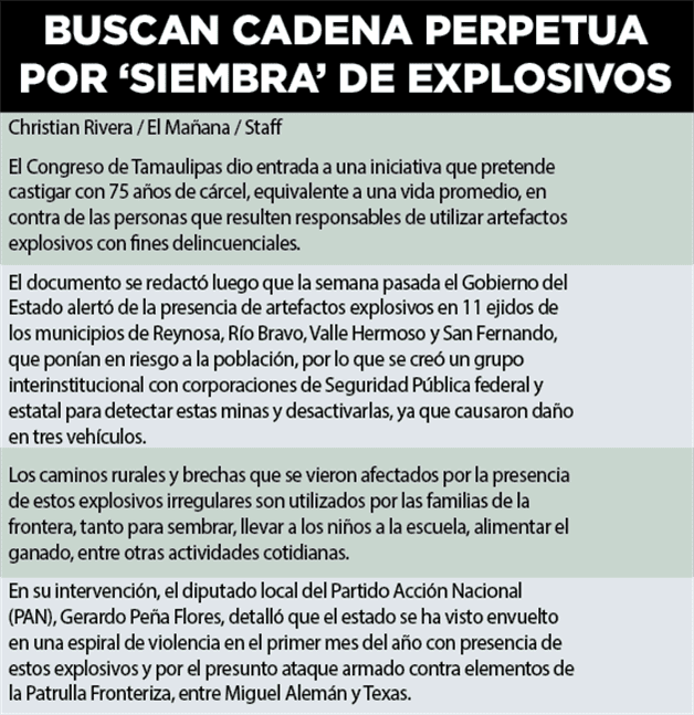 Mueren 2 por explosión de mina en San Fernando