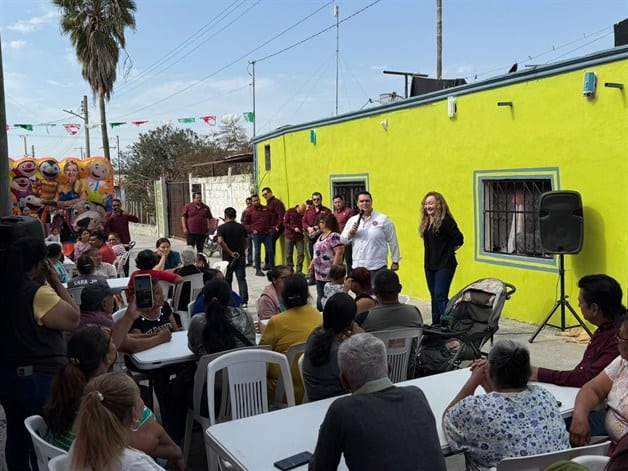Entrega Humberto Prieto apoyo a las familias en Reynosa