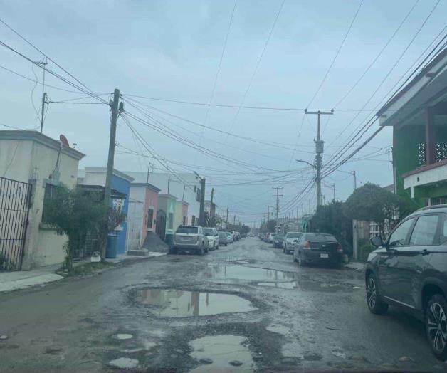 Piden atención a los baches en la Colonia Campestre de Reynosa