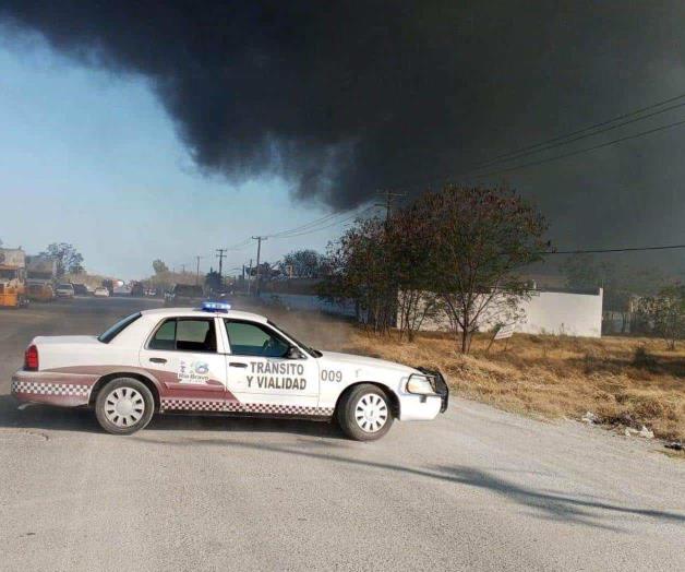 Humo alcanza alturas espectaculares: Arde yonke Cepeda Humo alcanza alturas espectaculares: Arde yonke Cepeda