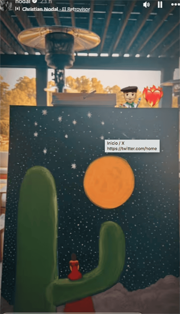 Christian Nodal comparte pintura de su esposa Ángela Aguilar Christian Nodal comparte pintura de su esposa Ángela Aguilar