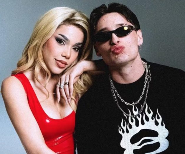 Peso Pluma y Kenia Os, juntos en el Super Bowl