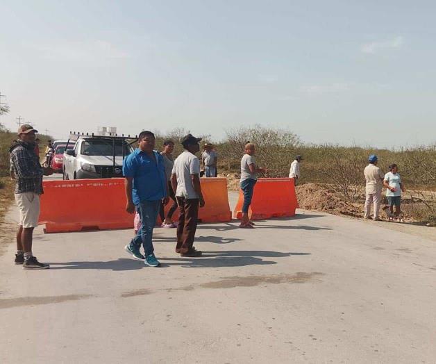 Por obras de Dragado en  el canal: Protestan en el Mezquital