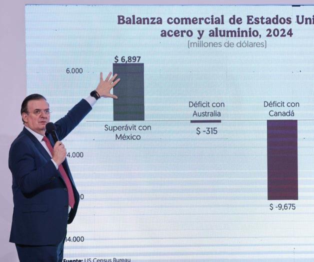 No es lógico imponer aranceles a México sobre aluminio y acero: Marcelo Ebrard