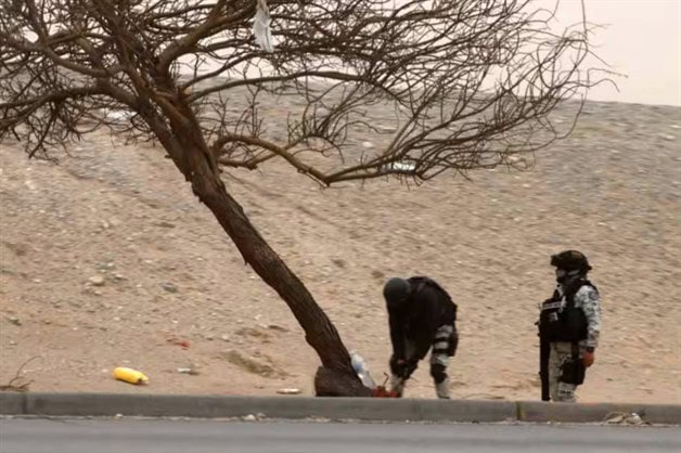 Con picos y palas, Guardia Nacional busca túneles en frontera de Ciudad Juárez