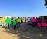 Productores de San Fernando realizan protesta pacífica