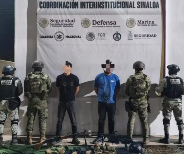 Enfrentamiento armado en Sinaloa con detención de civiles