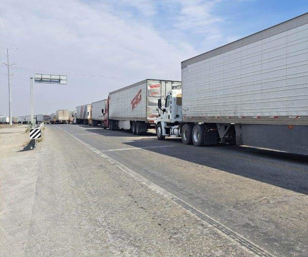 Caos y pérdidas; paralizadas exportaciones por esta frontera Caos y pérdidas; paralizadas exportaciones por esta frontera