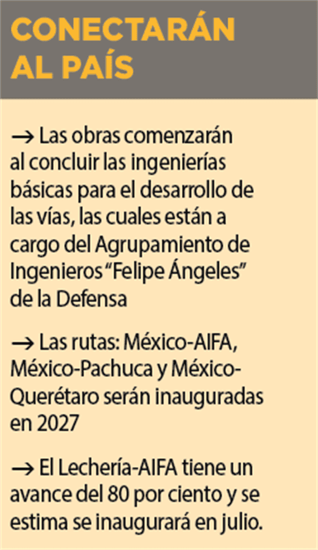 Conectarán al país a través de trenes Conectarán al país a través de trenes